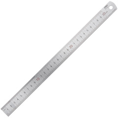 Gettle 8463 Steel Ruler 30cm Steel Ruler with Matte Finish