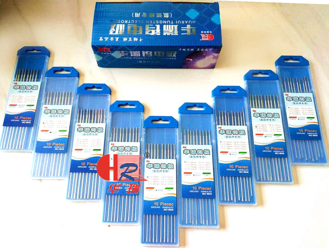 厂家直销华瑞牌1.6-8.0mm铈钨电极钨针钨棒钨钼WC20灰色