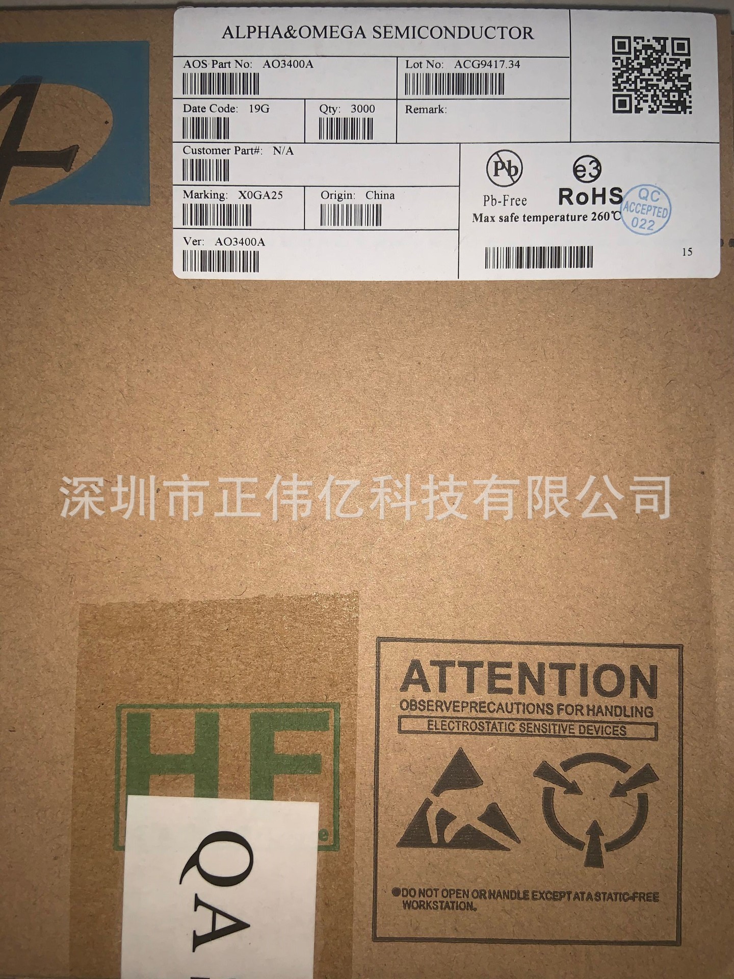 AO3400A  SOT23 AOS万代原装 贴片 MOS 场效应管 欢迎询价