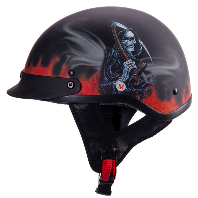 2020新款哈雷头盔DOT认证摩托车头盔电动车头盔送哈雷风镜流行款