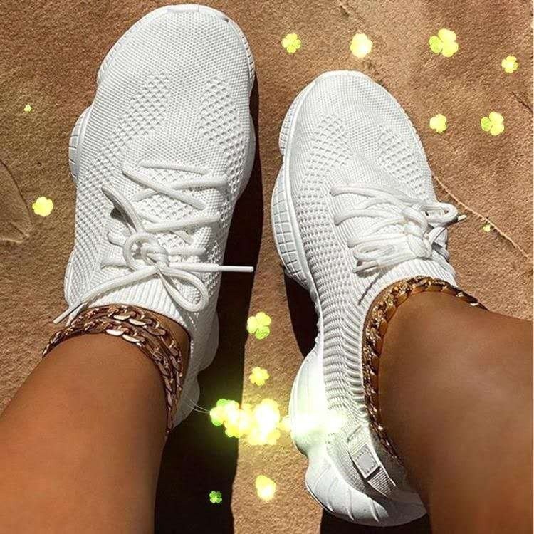 Women's Casual Solid Color Point Toe Sneakers display picture 1