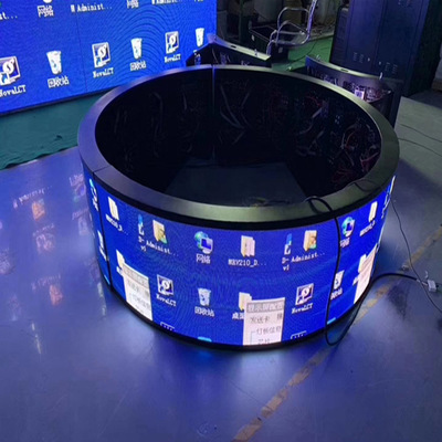 originality LED Heteromorphic display customized spherical Annulus Post Court The exhibition hall Customized Spacing high definition Full color