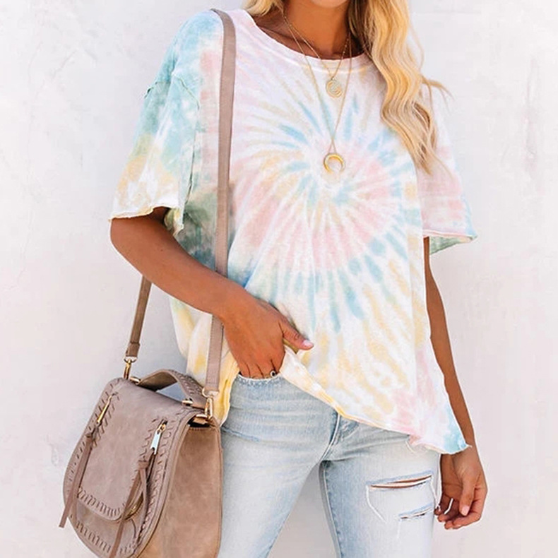 fashion summer tie-dye bottoming shirts NSZH28701