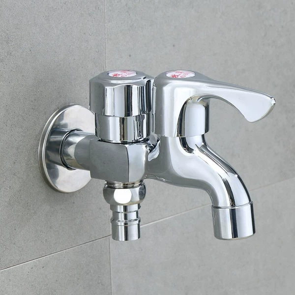 Mesh mouth washing machine faucet
