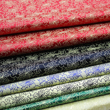 古装舞台影视蒙古袍藏袍延边花边布料装饰提花织锦缎金银丝面料