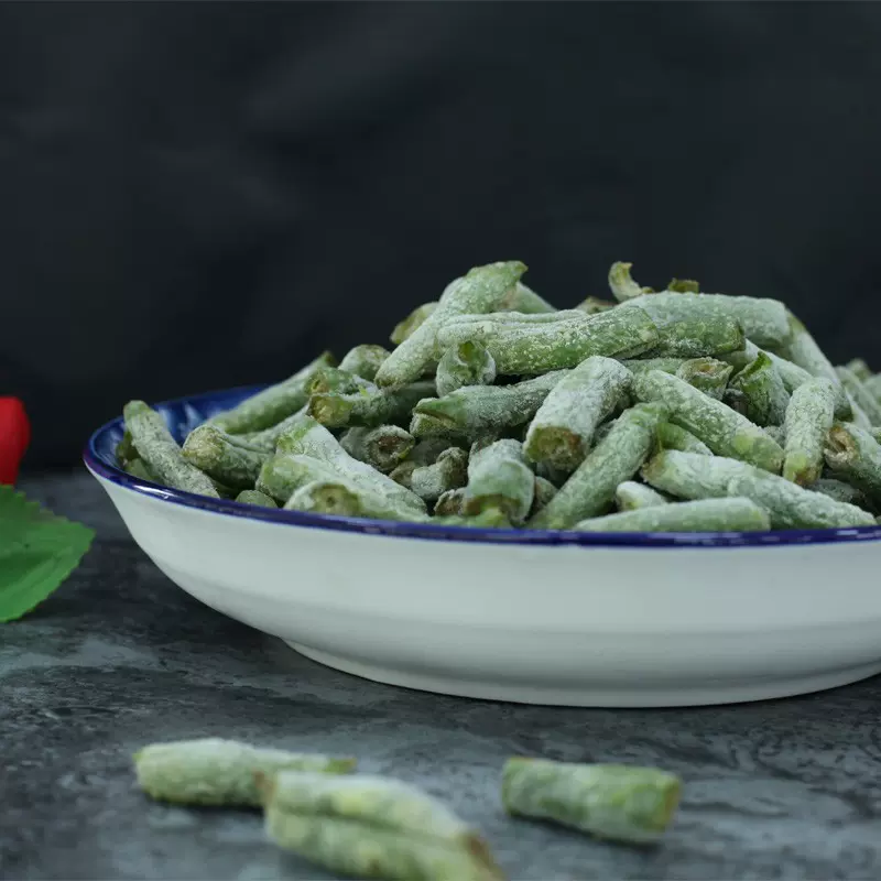 冷冻油炸豆角 新鲜豆角蔬菜 餐饮连锁店配餐店专用