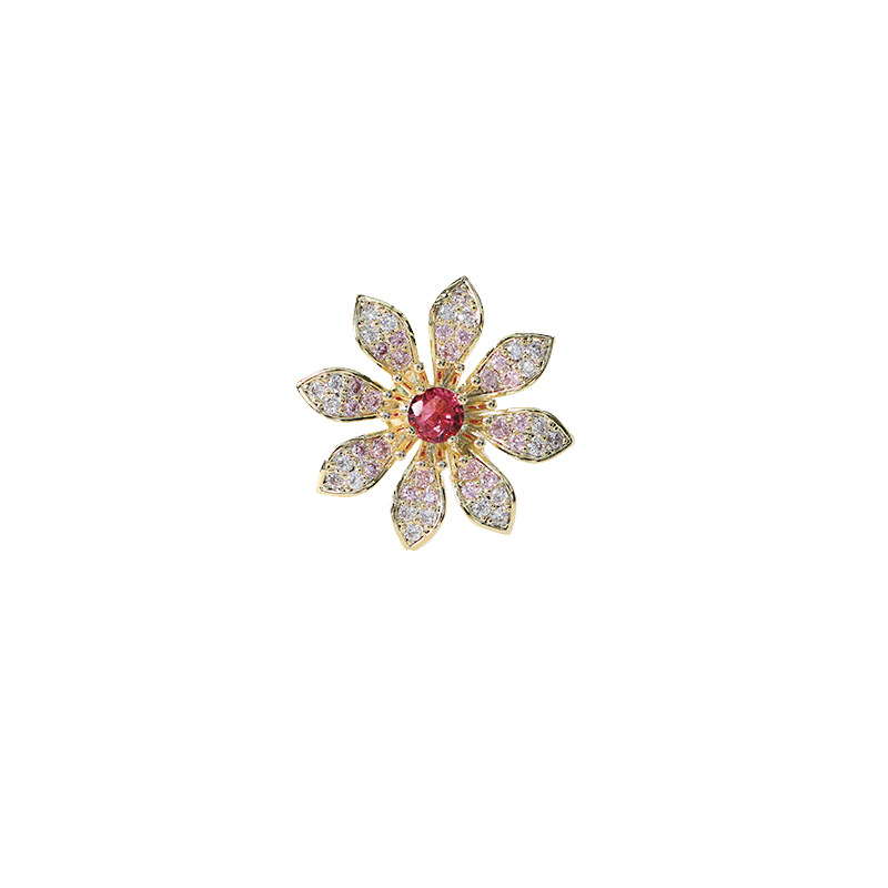 Daisy Mignon Simple Collier Broche Coréenne Broche Corsage Chemise Broche Collier Boucle Bijoux Décoratifs En Gros Nihaojewelry display picture 2