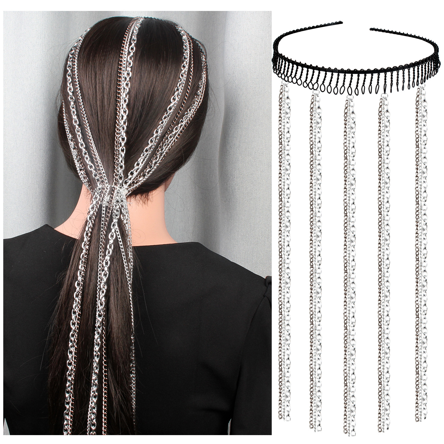 Koreanisches Stirnband Mit Zahnrad, Damen-haarkette, Wellen-mode-stirnband, Haarschmuck, Weibliches Headband display picture 2