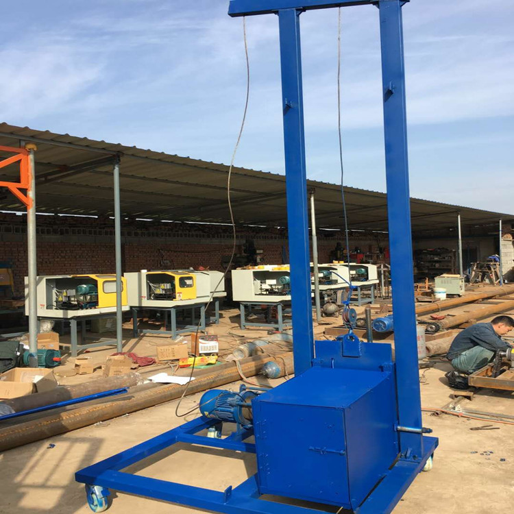 供应80型预制箱梁穿管机 T梁橡胶管穿管机 源头工厂节省人力实用