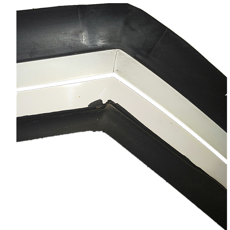 厂家直销电动车软硬符合密封条黑白条集装箱密封条一体成型涡弯条