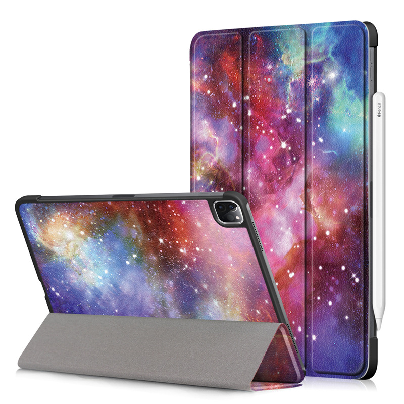 适用2018/2020苹果iPad Pro11寸保护套 11寸三折平板保护壳皮套壳