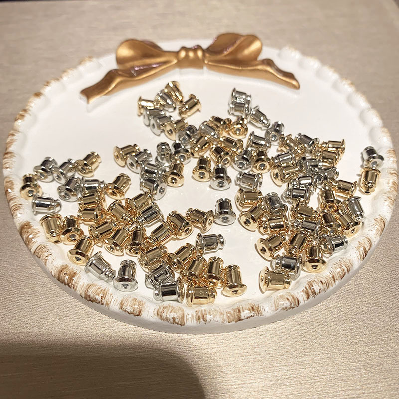 1g Weight Metal Material Plating Design Gold, Silver Color Metal 4