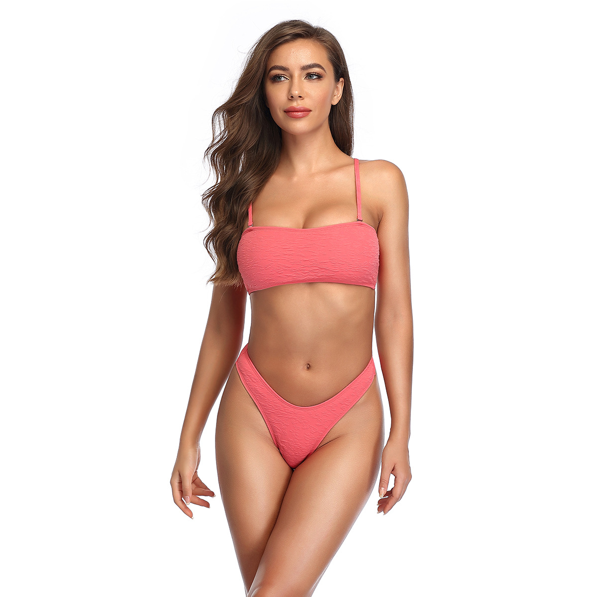 new sexy bikini tube top thong back bikini swimsuit NSHL4324