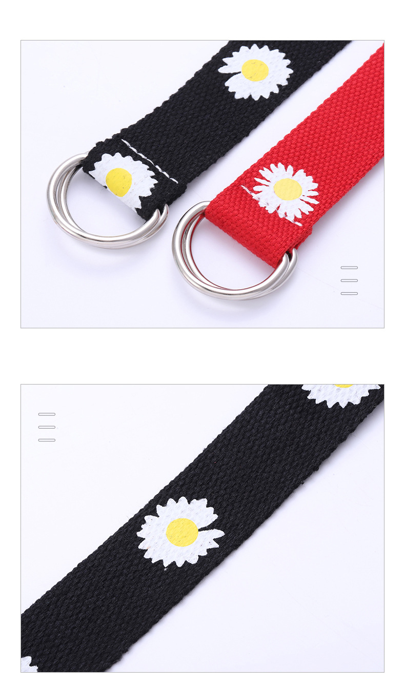 النسخة الكورية من حزام نسائية جديد ، مشبك مزدوج الحلقة ، ختم ، حزام قماجي ، طالب متعدد الاستخدامات ، حزام جينز بابونج ، أنثى display picture 7