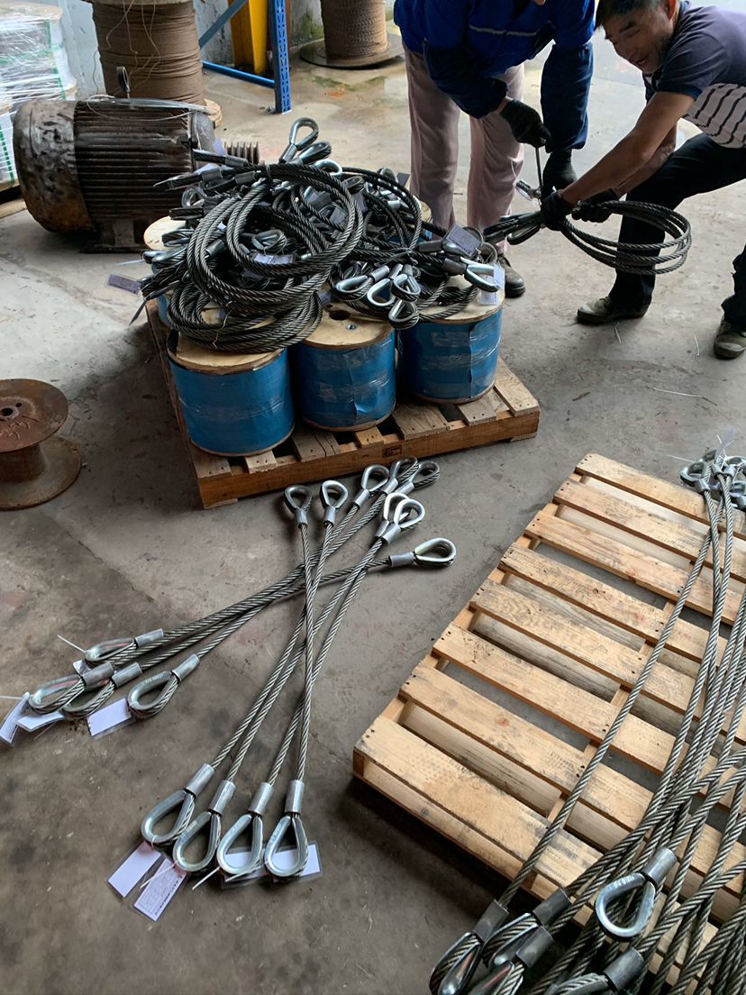 钢丝绳吊具 厂家批发起重吊索具插编钢丝绳索具组合 压制钢丝绳-阿里巴巴