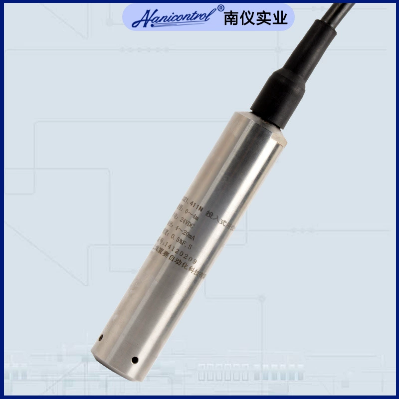 High-precision input-type liquid level meter transmitter Static pressure water tank sewage control water level meter probe 4-20ma