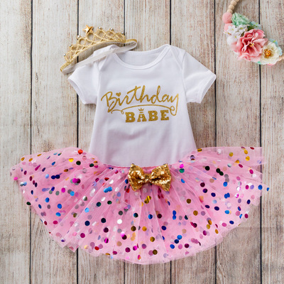 Baby birthday party dresses girl Birthday Dress