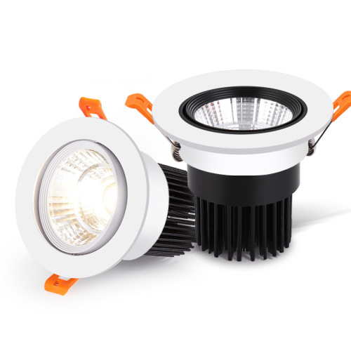 Factory direct supply LED downlight for ceiling, downlight for garment store, embedded downlight for hotel, adjustable COB downlight, spotlight