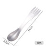 Street tableware stainless steel, universal fork, spoon, 304pcs