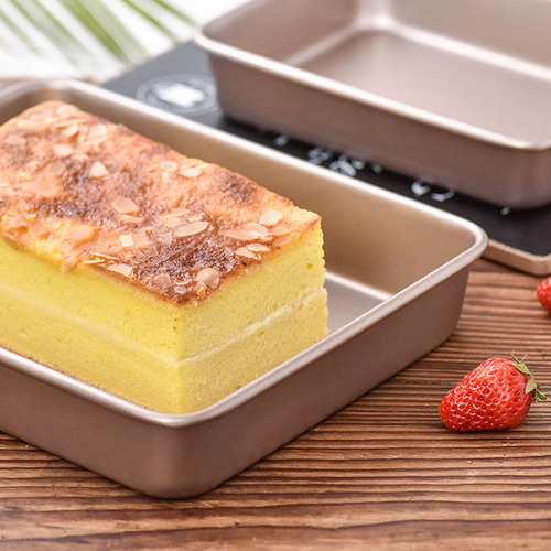 Baking pan rectangular household ancient cake roll mold oven non-stick nougat snowflake shortbread biscuit baking tool