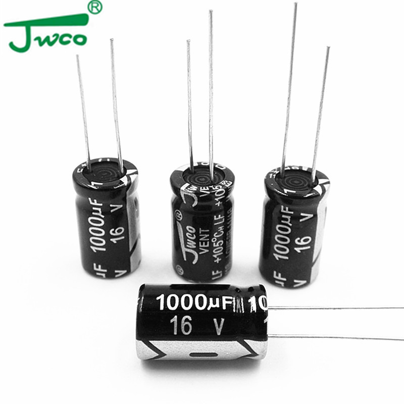 jwco金维诚 原装正品16V1000UF环保标准品插件铝电解电容生产厂家