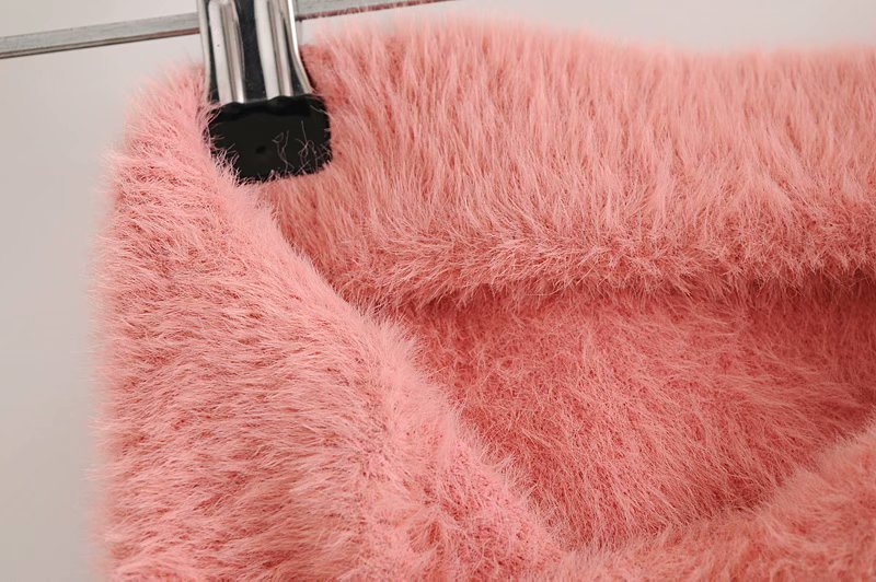 women s new imitation mink fur suit skirt  NSAM6785