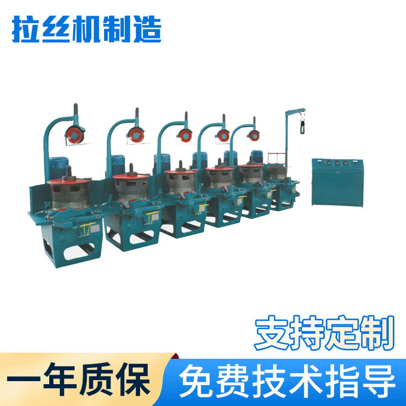 高速低噪音滑轮式拉丝机  配硬齿面减速机钢筋拉丝机 圆丝拉丝机