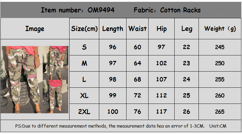  cotton tooling mid-waist casual pants NSKX5780