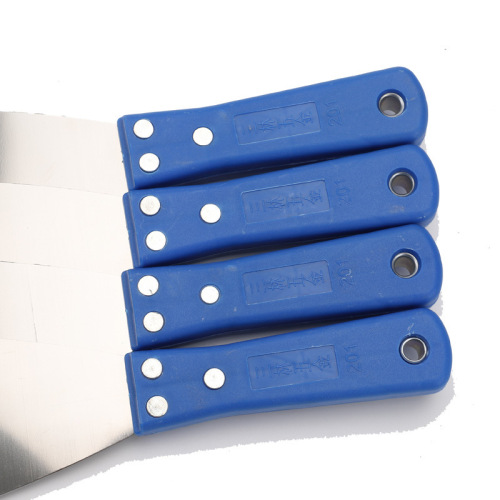 Manufacturer wholesale stainless steel putty knife with plastic handle putty knife batch knife thickened shovel knife putty knife cleaning shovel