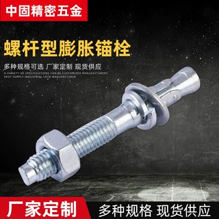 厂家直供支持定做螺杆型膨胀锚栓/车修壁虎英制美制膨胀螺丝