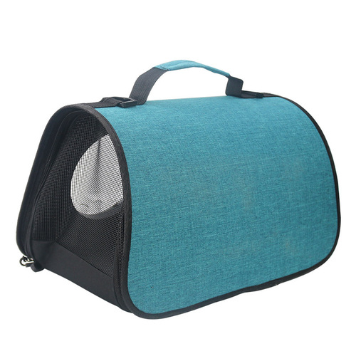 The manufacturer's foldable breathable cat bag for outdoor travel, space capsule single-shoulder cat bag