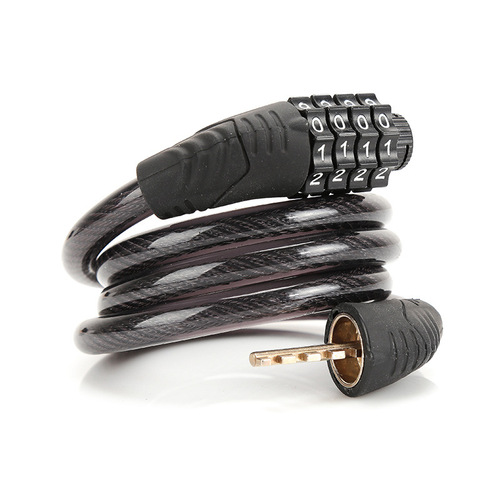 Mountain bike four-digit code lock, bicycle lock, wire chain lock, cycling equipment accessories, Changtong Bicycle Industry