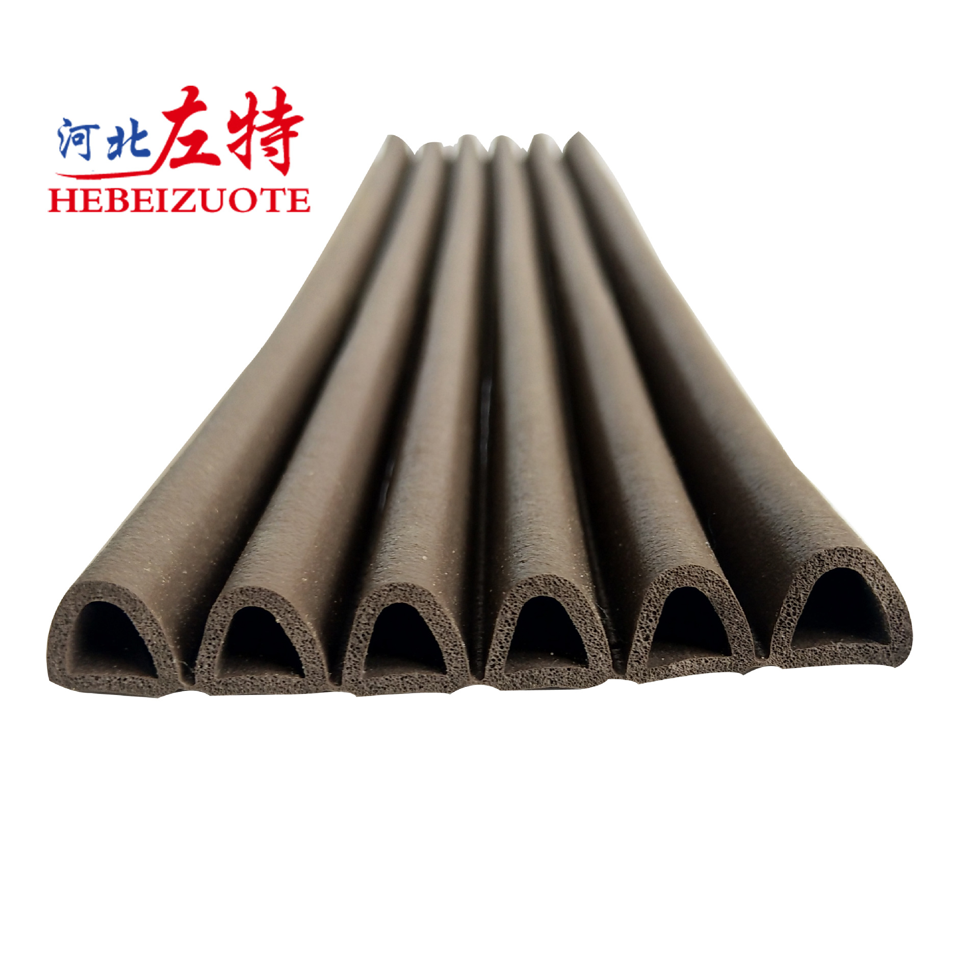 门窗自粘密封条 防盗门木门隔音自粘E型海绵胶条 发泡D型橡胶条