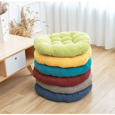 Northern Europe 55cm thickening circular Large Futon Seat cushion Fabric art floor Meditation balcony Windows Tatami cushion