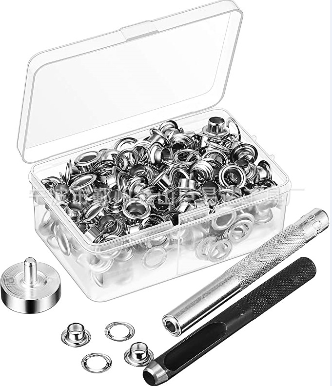 气眼扣安装工具套装 篷布扣 帐篷扣 索环扣眼 6mm 400号