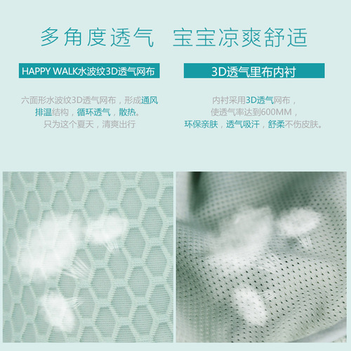 happywalk新款儿童学步带 多功能提档婴儿学步带母婴用品代发厂家