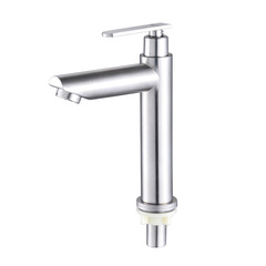 304不鏽鋼單冷麵盆水龍頭 不鏽鋼洗手洗臉盆水龍頭浴室單冷水龍頭