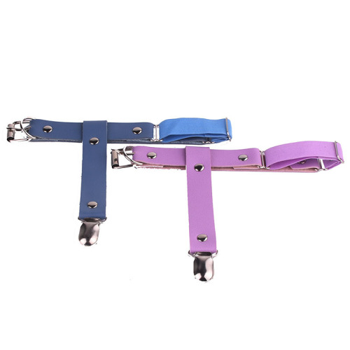 Japanese and Korean Harajuku soft girls sexy leather garters, stocking clips, European and American erotic street shots, leg rings, ankle rings, accessories