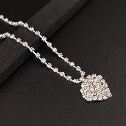 European and American fashion personality diamond-studded ankle chain, exotic versatile sexy heart-shaped ankle accessory