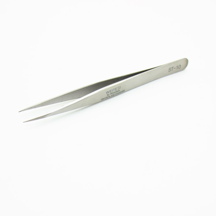 卫特斯WEITESI ST-10高精密不锈钢镊子尖头镊子美甲睫毛燕窝挑毛