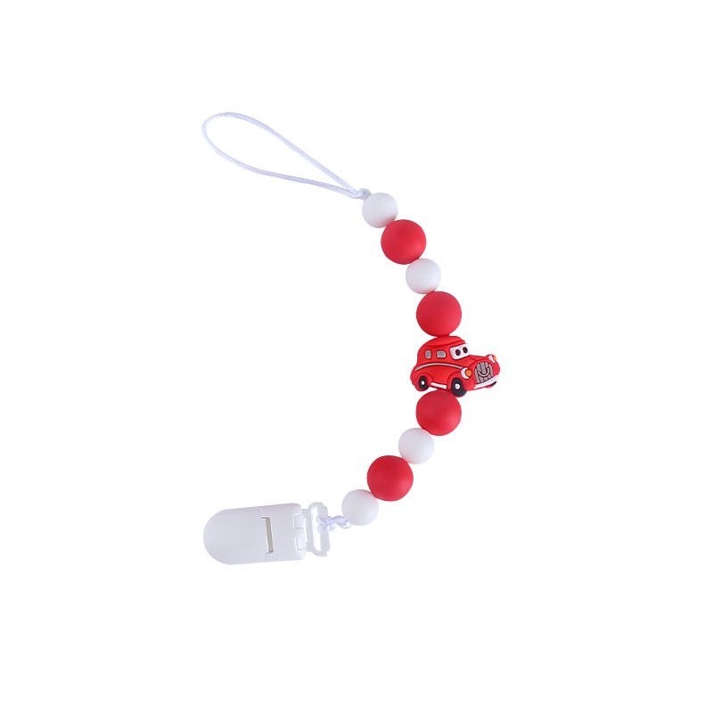 Bebé de plástico clip de chupete bebé calmante Cadena de chupete de silicona cadena anti-gota AliExpress Amazon Venta caliente