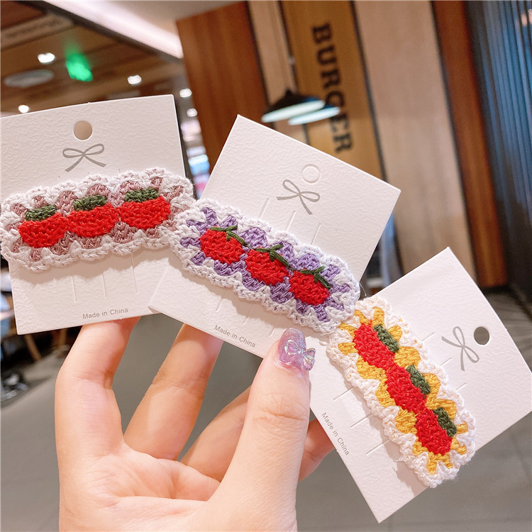 手工编织卡子,手工制作儿童卡子_大山谷图库