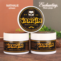 Official Manufacturer Direct Sales VANGIN Retro Hair Wax, Pomade, Oil Hair Styling Cream - Hydrating, Long-lasting, Styling, High-Pecked Haircut Design, Men's