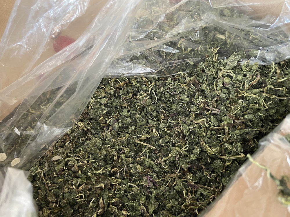 Dried Mint Leaf Tea Bo He Ye Loose Herbal Tea 500g Bulk Cooling Refreshing Brew quality and texture