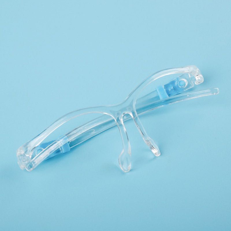 厂家批发大视野防冲击户外骑行眼镜 头戴PC透明防护电焊面罩