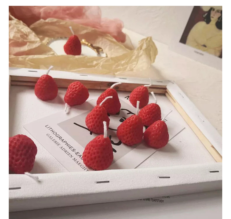 Birthday Sweet Strawberry Soy Wax 1 Piece display picture 3