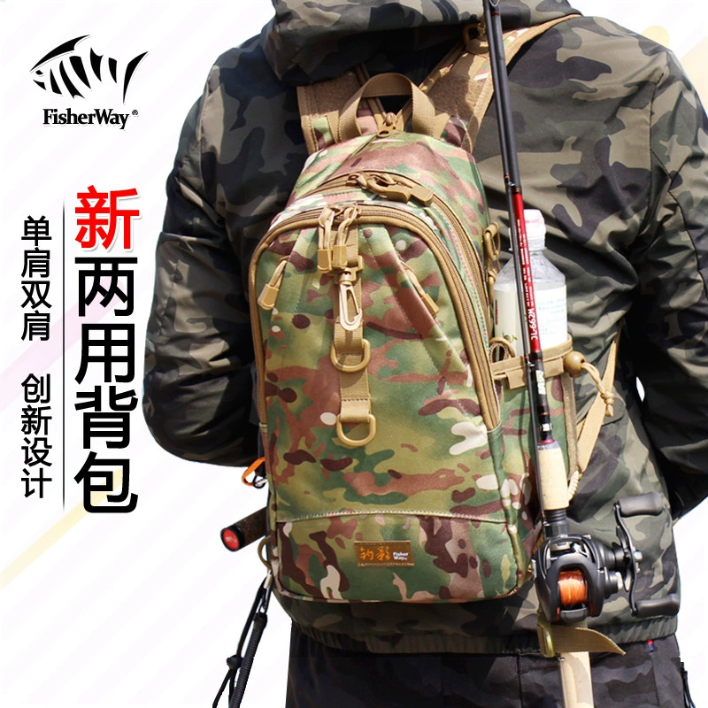Рюкзак для рыбалки/ Backpack, универсальная поясная сумка для путешествий, водонепроницаемая грудная сумка, ремень/ремень сумки