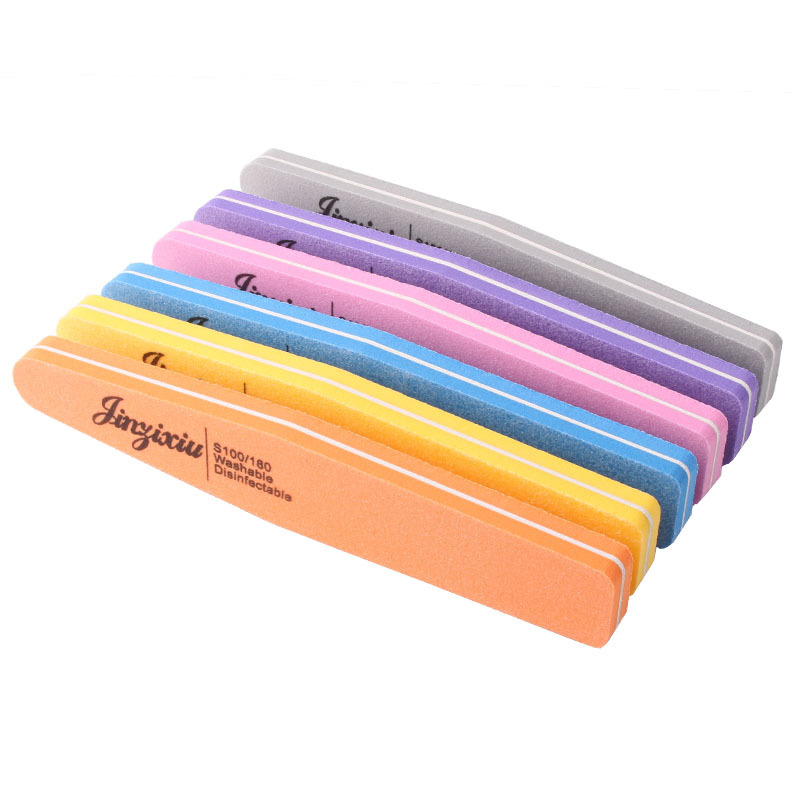 Cross-border nail art esponja en forma de diamante volante doble cara lavado esmalte de uñas esponja frotar tira herramienta de Arte de uñas traje