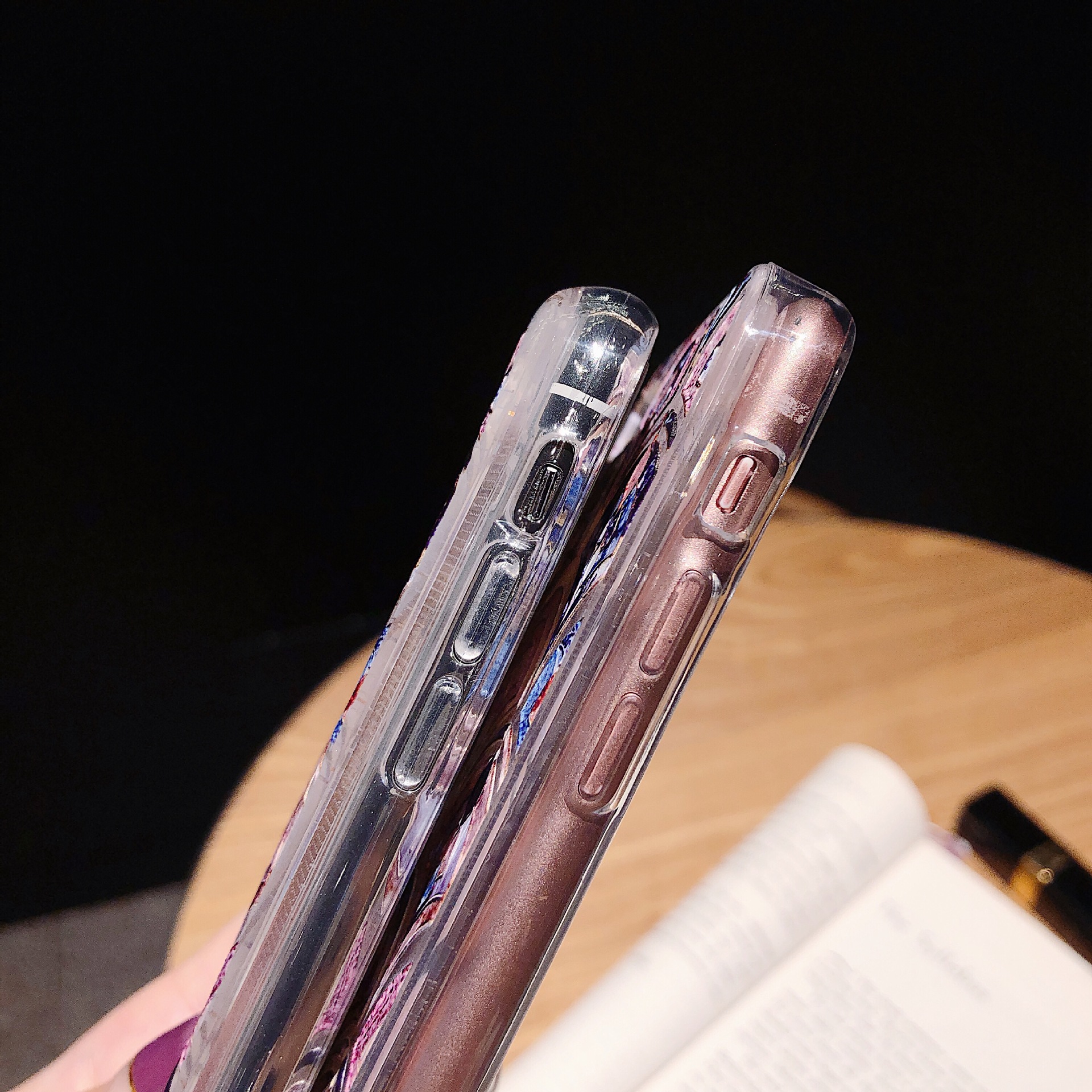 Suitable for iPhone 14 PRO fish scale pink glitter quicksand shell Apple 13 flowing liquid phone case_voghion.com