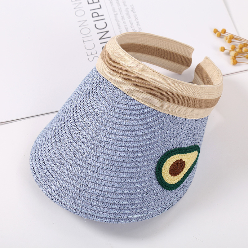 Children Unisex Cute Simple Style Fruit Straw Hat display picture 5